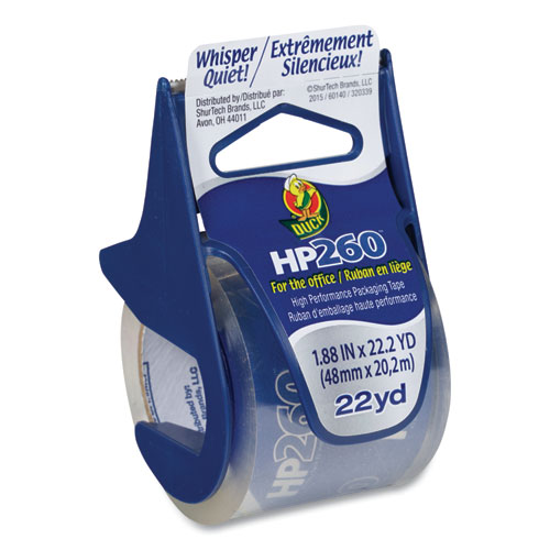 Image of HP260 Packaging Tape with Dispenser, 1.5" Core, 1.88" x 22.2 yds, Clear