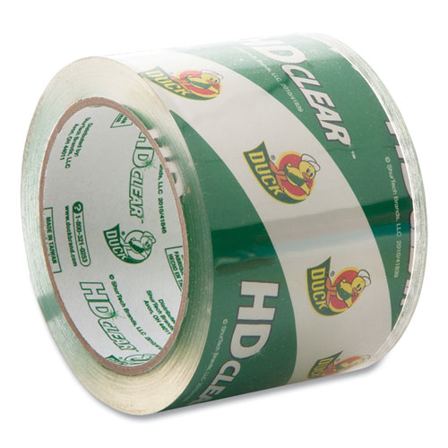 Image of Heavy-Duty Carton Packaging Tape, 3" Core, 3" x 54.6 yds, Clear, 6/Pack