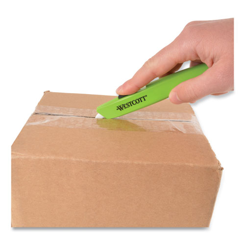 Image of Safety Ceramic Blade Box Cutter, 6.15", Green