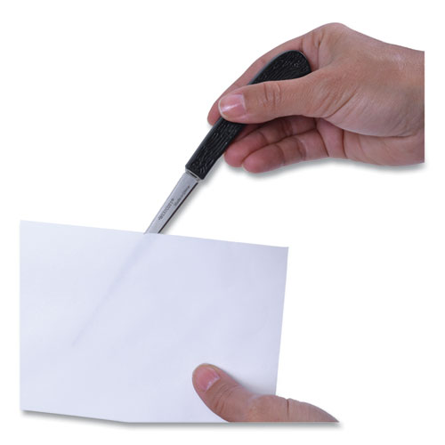 Image of Westcott® Serrated Blade Hand Letter Opener, 8", Black