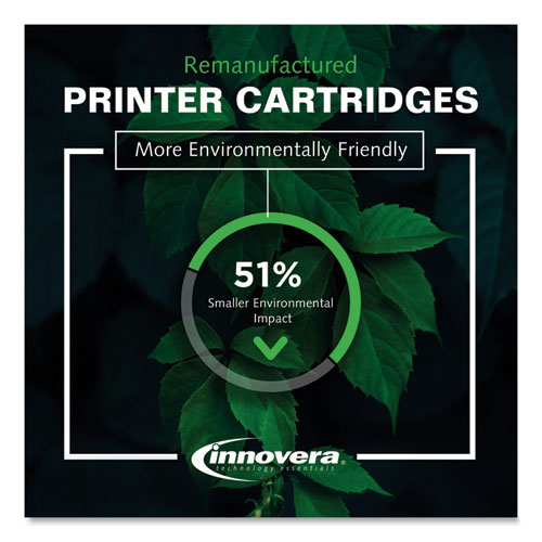 Remanufactured Black Toner Cartridge, Replacement for HP 80A (CF280A), 2,700 Page-Yield