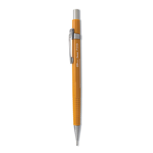 Sharp Mechanical Pencil, 0.9 mm, HB (#2), Black Lead, Yellow Barrel