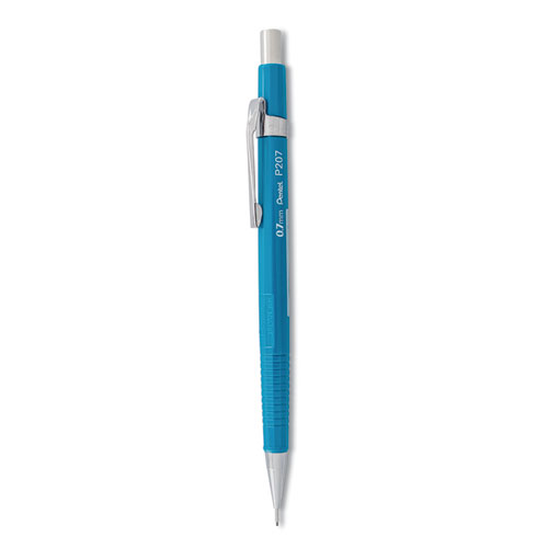 Sharp Mechanical Pencil, 0.7 mm, HB (#2.5), Black Lead, Blue Barrel