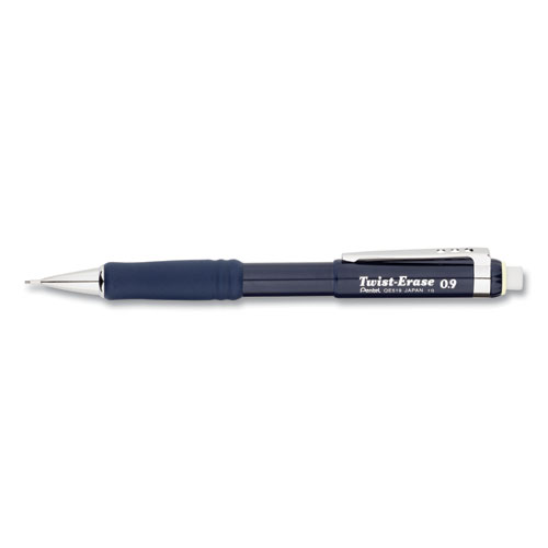 Pentel® Twist-Erase Iii Mechanical Pencil, 0.9 Mm, Hb (#2.5), Black Lead, Blue Barrel