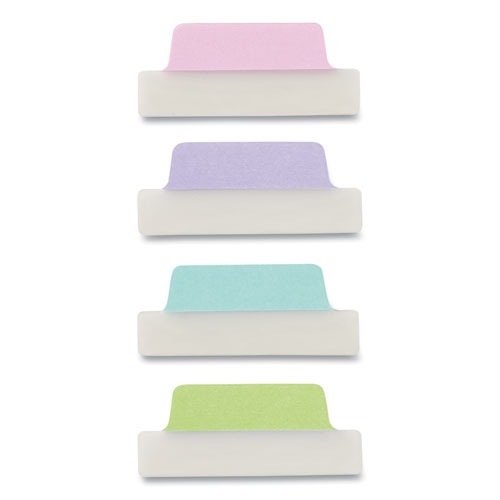 Ultra Tabs Repositionable Margin Tabs, 1/5-Cut Tabs, Assorted Pastels, 2.5" Wide, 48/Pack