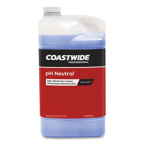 Coastwide Professional™ pH Neutral Daily Floor Cleaner Concentrate for EasyConnect Systems, Strawberry Scent, 3 L Bottle, 2/Carton