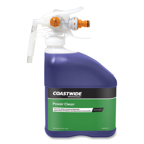 Coastwide Professional™ Power Clean Heavy-Duty Cleaner-Degreaser Concentrate For Easyconnect Systems, Grape Scent, 101 Oz Bottle, 2/Carton
