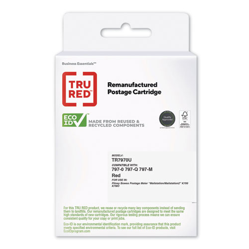 Image of Tru Red™ Compatible 797-0 Ink, 800 Page-Yield, Red