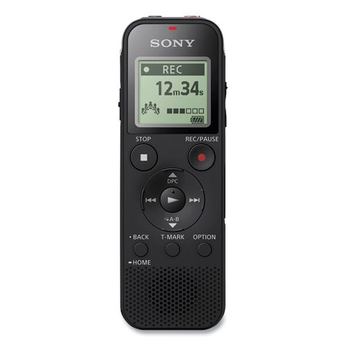 ICD-PX470 Digital Voice Recorder, 4 GB, Black