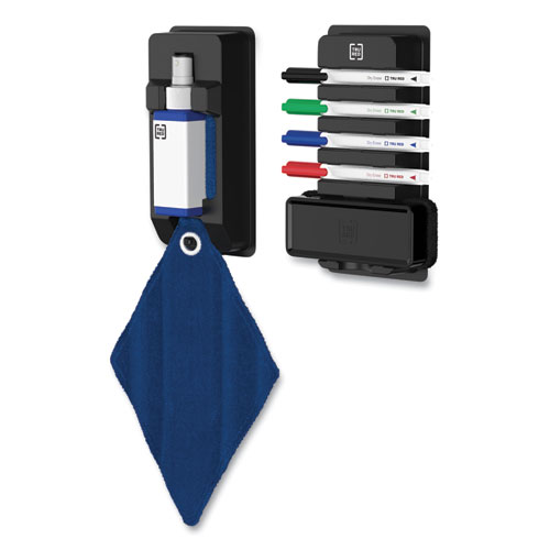 Image of Tru Red™ Dry Erase Marker, Pen-Style, Fine Bullet Tip, Assorted Colors, 4/Kit