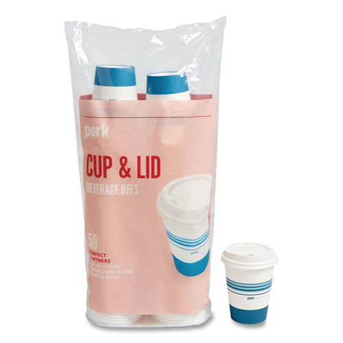 Plastic Cold Cups, 16 oz, Blue, 50/Pack