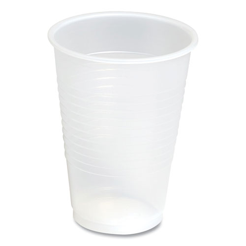 Image of Perk™ Plastic Cold Cups, 12 Oz, Clear, 50/Pack