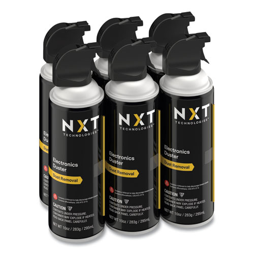 NXT Technologies™ Electronics Air Duster, 10 oz, 6/Pack