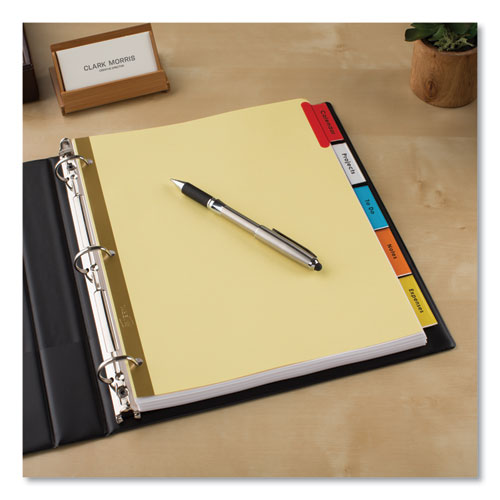 Image of Insertable Big Tab Dividers, 5-Tab, Letter