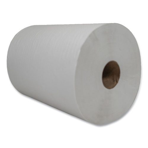 10 Inch Roll Towels, 1-Ply, 10" x 800 ft, White, 6 Rolls/Carton