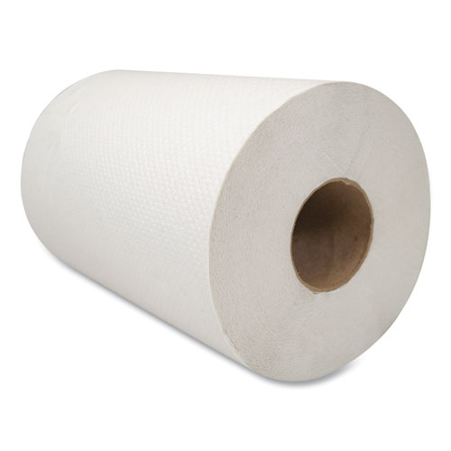 Morsoft Universal Roll Towels, 8" x 350 ft, White, 12 Rolls/Carton