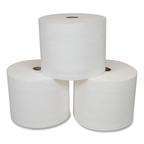 Small Core Bath Tissue, Septic Safe, 2-Ply, White, 1000 Sheets/Roll, 36 Roll/Carton