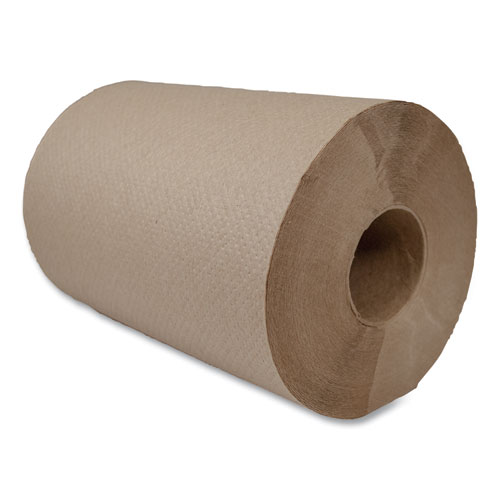 Image of Morcon Tissue Morsoft Universal Roll Towels, 1-Ply, 7.88" X 300 Ft, Brown, 12 Rolls/Carton