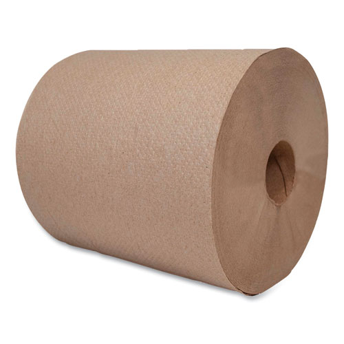 Image of Morcon Tissue Morsoft Universal Roll Towels, 1-Ply, 8" X 600 Ft, Kraft, 12 Rolls/Carton