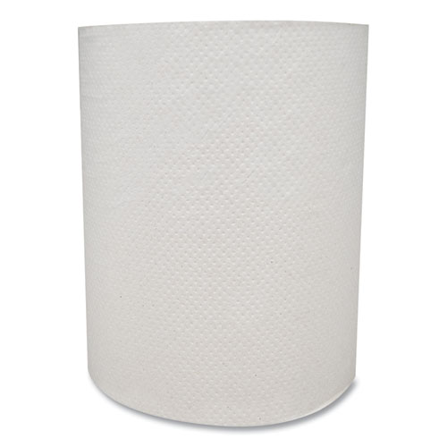 Morcon Tissue Morsoft Universal Roll Towels, 1-Ply, 7.8" x 600 ft, White, 12 Rolls/Carton