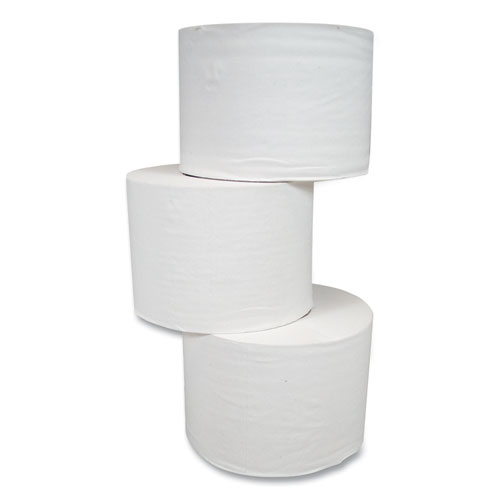 Morcon Tissue Morsoft Controlled Bath Tissue, Septic Safe, 2-Ply, White, 3.9" x 4", 600 Sheets/Roll, 48 Rolls/Carton