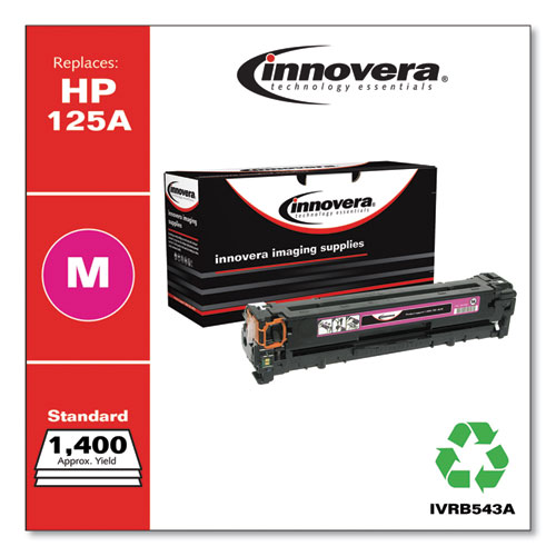 REMANUFACTURED MAGENTA TONER, REPLACEMENT FOR HP 125A (CB543A), 1,400 PAGE-YIELD