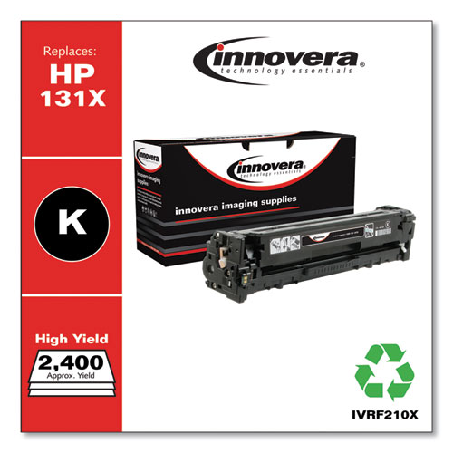 REMANUFACTURED BLACK HIGH-YIELD TONER, REPLACEMENT FOR HP 131X (CF210X), 2,300 PAGE-YIELD
