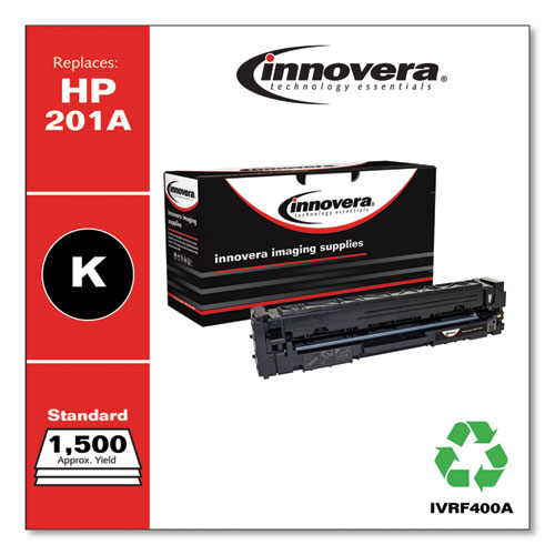 REMANUFACTURED BLACK TONER, REPLACEMENT FOR HP 201A (CF400A), 1,500 PAGE-YIELD
