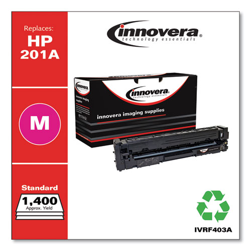 REMANUFACTURED MAGENTA TONER, REPLACEMENT FOR HP 201A (CF403A), 1,400 PAGE-YIELD