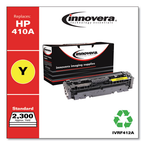 REMANUFACTURED YELLOW TONER, REPLACEMENT FOR HP 410A (CF412A), 2,300 PAGE-YIELD