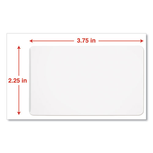 Image of Laminating Pouches, 5 mil, 3.75" x 2.25", Matte Clear, 100/Box