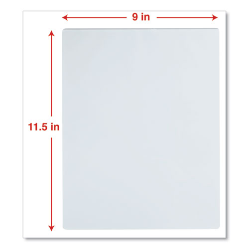 Image of Laminating Pouches, 3 mil, 9" x 11.5", Matte Clear, 100/Box