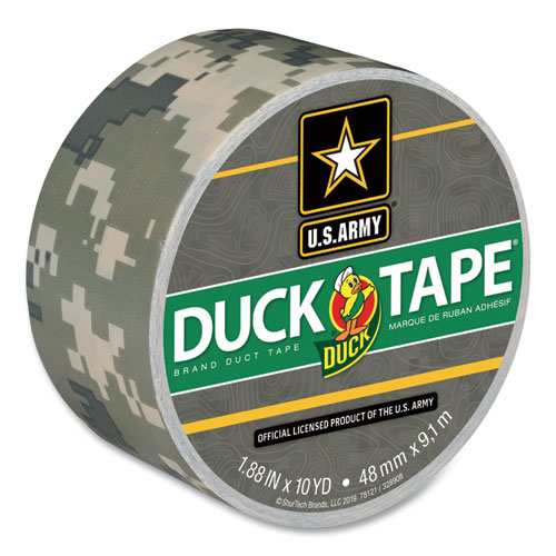 Colored Duct Tape, 10 mil, 1.88'' x 10 yds, 3'' Core, Digital Camo
