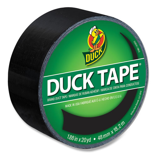 Duck® Colored Duct Tape, 3" Core, 1.88" x 10 yds, Black/White Zebra