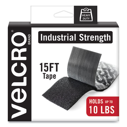 Heavy Duty Velcro 15ft Industrial Extra Strength Outdoor Self Adhesive Tape Roll 