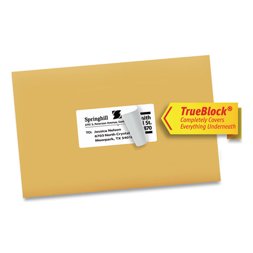 Avery® Shipping Labels w/ TrueBlock Technology, Inkjet Printers, 2 x 4, White, 10/Sheet, 10 Sheets/Pack
