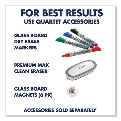 Image of Quartet® Brilliance Glass Dry-Erase Boards, 96 X 48, White Surface