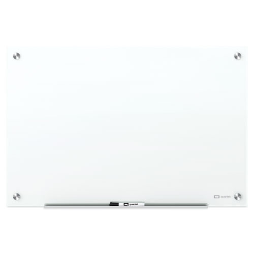 Infinity Glass Dry Erase Board, Magnetic, 48x36, White - Quartet