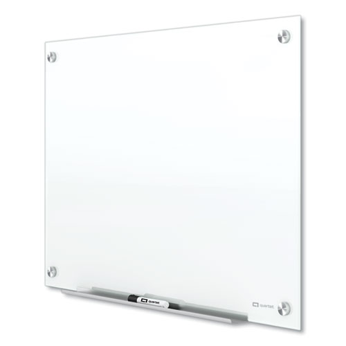 Brilliance Glass Dry-Erase Boards, 96 x 48, White Surface