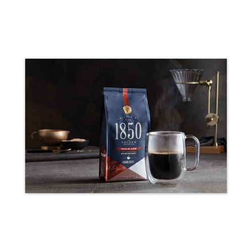Image of 1850 Coffee, Trailblazer, Dark Roast, Ground, 12 Oz Bag