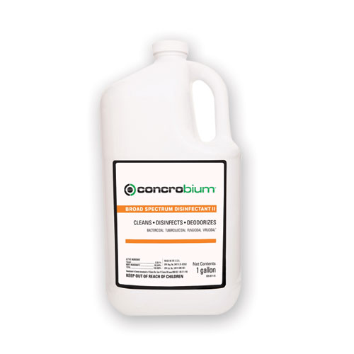 Concrobium® Broad Spectrum Disinfectant Cleaner, Light Spice, 1 gal Bottle, 4/Carton