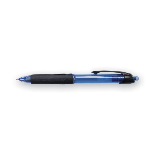 Power Tank RT Retractable Ballpoint Pen, 1mm, Blue Ink, Translucent Blue Barrel, Dozen