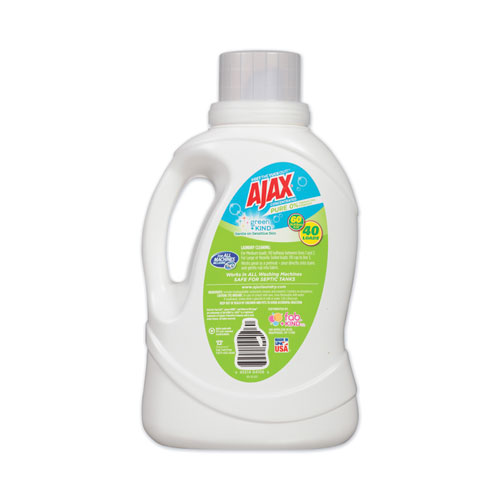 LAUNDRY DETERGENT LIQUID, GREEN AND KIND, UNSCENTED, 40 LOADS, 60 OZ BOTTLE, 6/CARTON