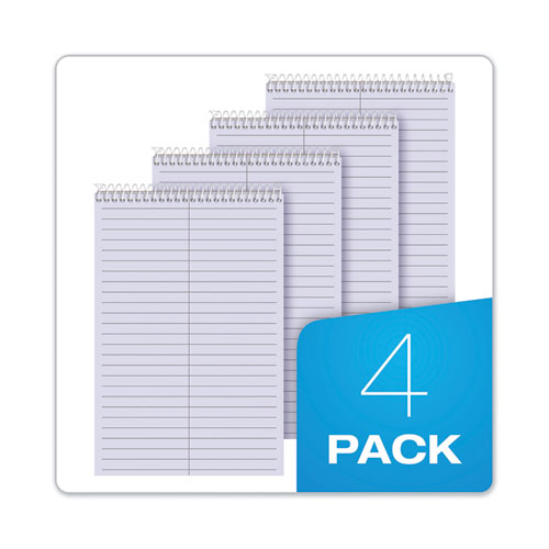 Image of Tops™ Prism Steno Pads, Gregg Rule, Orchid Cover, 80 Orchid 6 X 9 Sheets, 4/Pack
