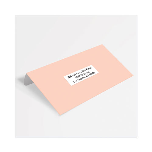 Image of Copier Mailing Labels, Copiers, 1 x 2.81, White, 33/Sheet, 100 Sheets/Box