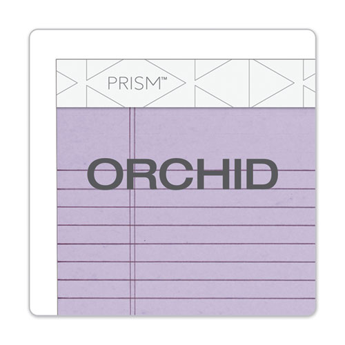 Image of Tops™ Prism + Colored Writing Pads, Narrow Rule, 50 Pastel Orchid 5 X 8 Sheets, 12/Pack