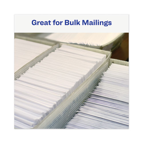 Image of Avery® Dot Matrix Printer Mailing Labels, Pin-Fed Printers, 0.94 X 3.5, White, 5,000/Box