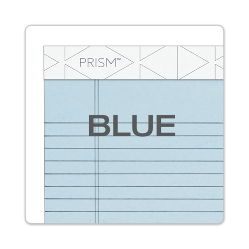 Image of Prism + Colored Writing Pads, Narrow Rule, 50 Pastel Blue 5 x 8 Sheets, 12/Pack