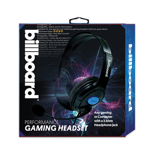 Gaming Binaural Over The Head Headset, Black