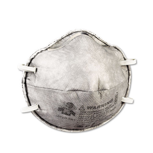 3M™ R95 Particulate Respirator W/Nuisance-Level Organic Vapor Relief, One Size Fits All, 20/Box